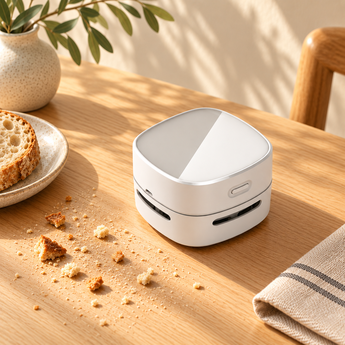 Table crumb vacuum, detail