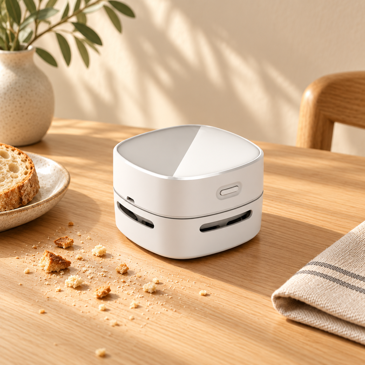 Table crumb vacuum, another view