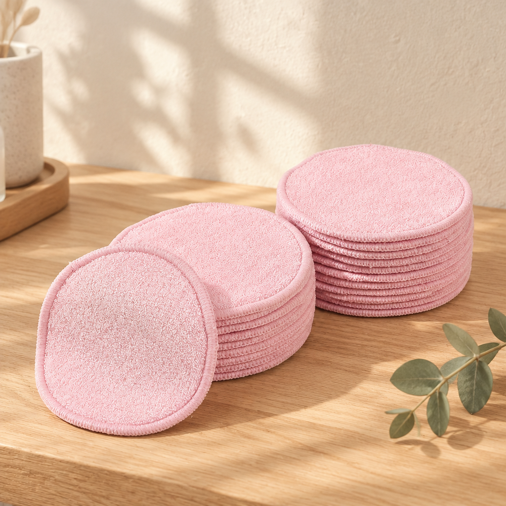 Washable makeup remover pads, another view