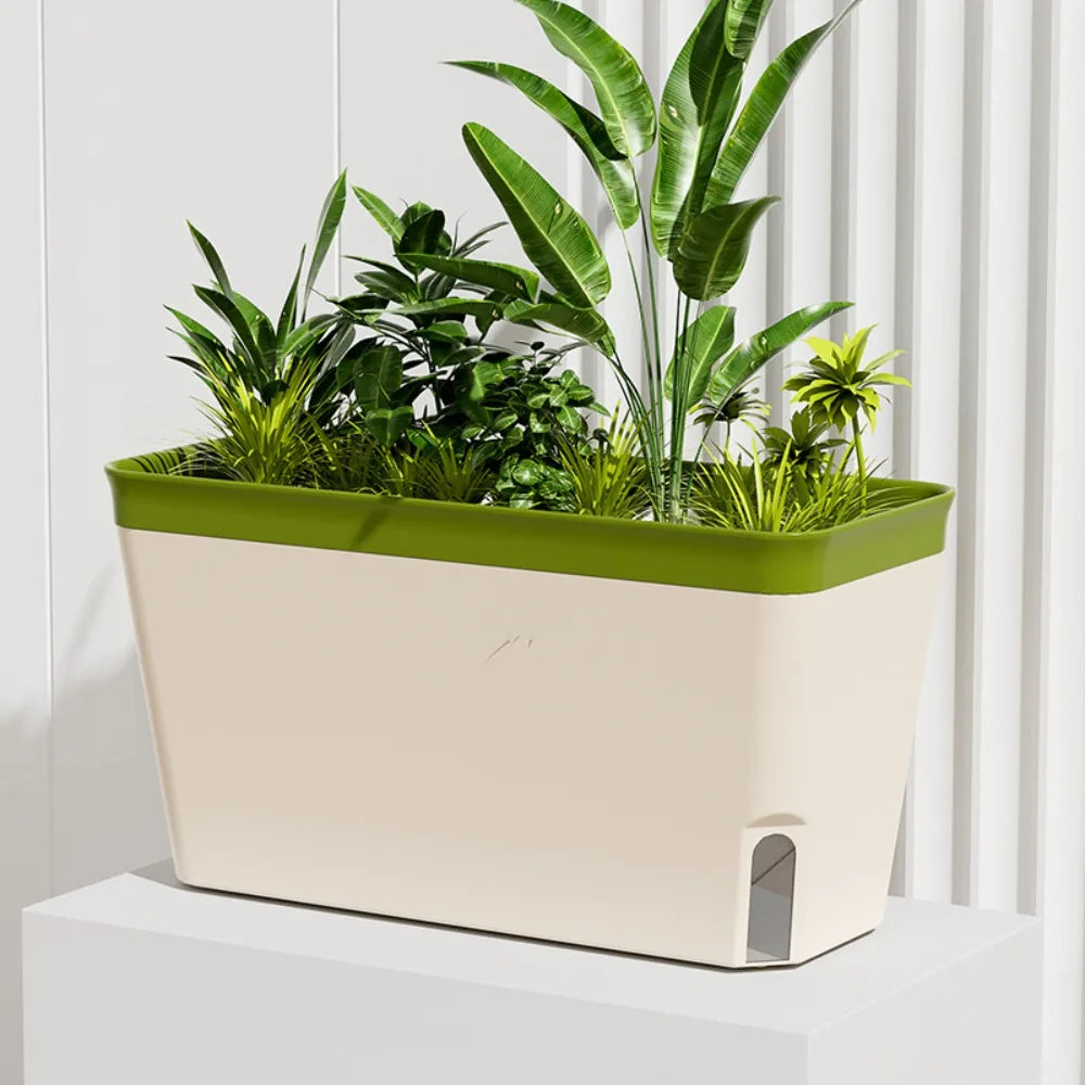 Self-watering planter, colour option