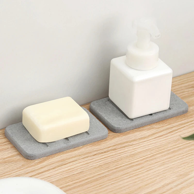 Diatomite soap dish, detail